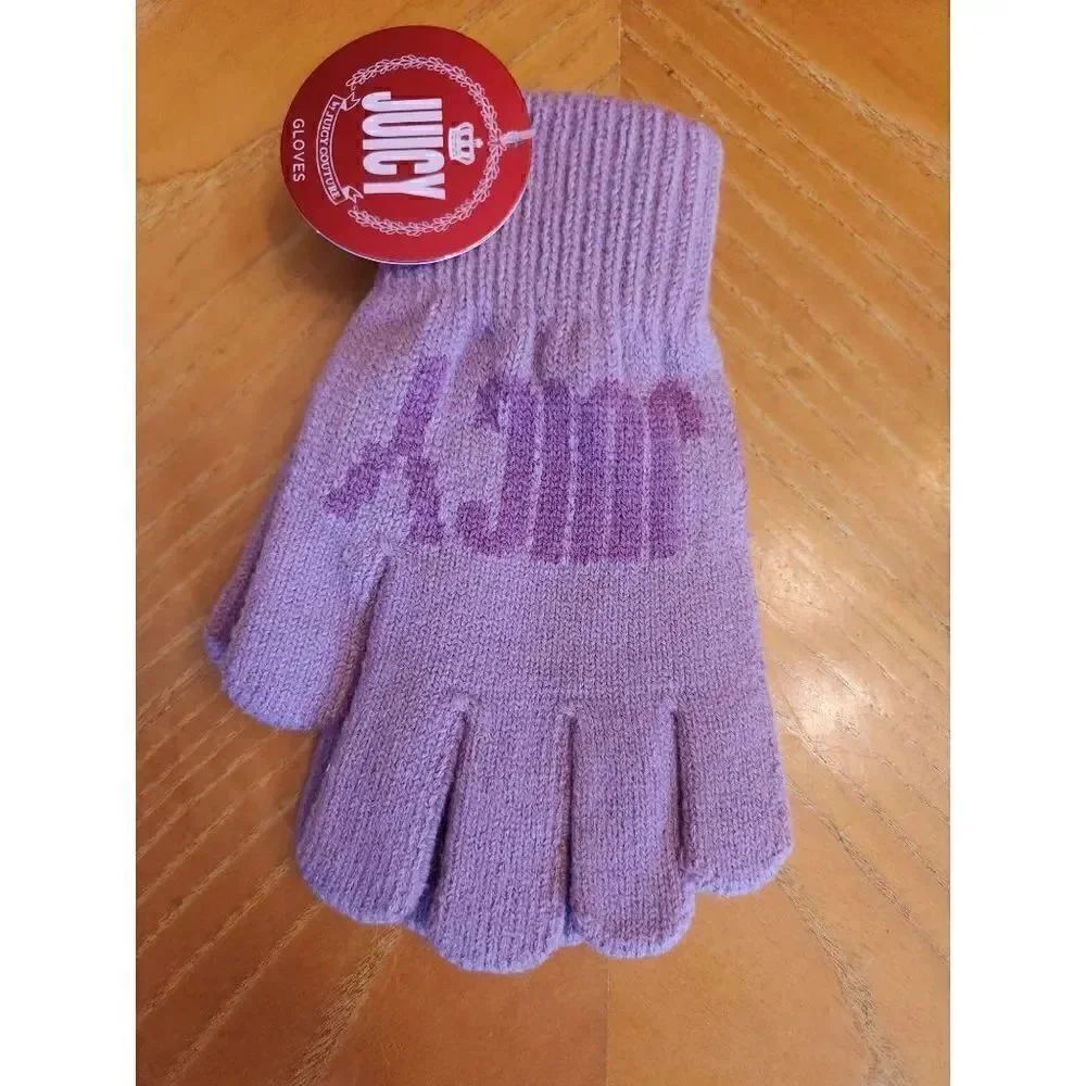 Juicy Couture purple gloves 